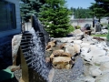 Cut Step Basalt Rock Fountain